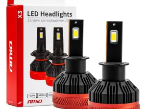 LED-Autolampen Serie X3 H3 6500K CANBUS AMiO 02978