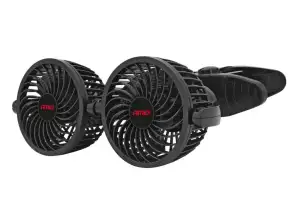 Ventilateur de voiture Amio 03012 avec clip 12V