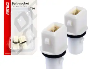 Gniazdo kostka oprawka żarówki t10 w5w w3w w16w amio 03047