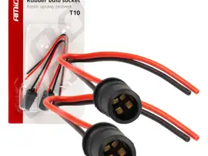 Gniazdo kostka oprawka żarówki w5w w3w t10 amio 03048