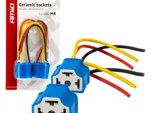 Einfache keramische Steckdose H4 Stecker Amio 03052