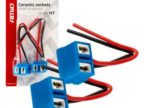 Winkel-Keramikklemmen H7 Steckdose Amio 03055