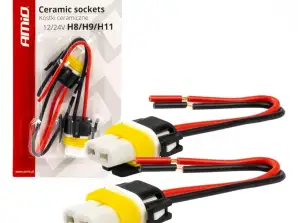 Keramische Steckerblöcke einfach h8/h11/h16 Steckdose Stecker Amio 03056