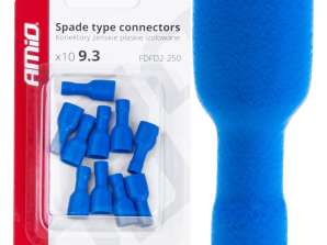 Isolierte weibliche flache Steckverbinder 6.6mm amio 03068