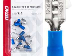 Weibliche Verzweigungskontakte flach 7.4 1.5 2.5mm2 15a 10 stk. amio 03069