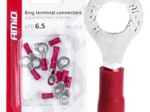 Verbindungsstecker Ösenstecker 6.5mm 10Stück amio 03078