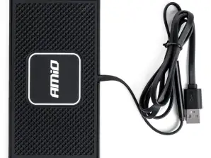Chargeur inductif sans fil pour voiture 15w amio 03144