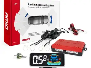 Valkoiset LED 3D AMIO 03188 Pysäköintisensorit