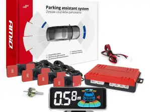 Peruutuskameran pysäytysanturit LED 3D Amio 03190
