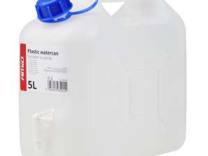 Kanister Plastikbehälter für Wasser mit Hahn 5l amio 03201