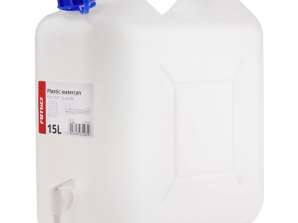Wassertank aus Kunststoff mit Hahn 15l amio 03203