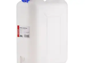 Plastikkanister für Wasser mit Hahn 20l amio 03204