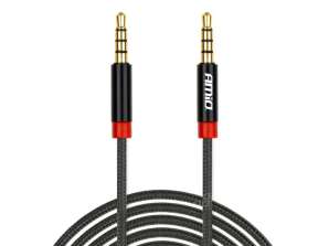 Kabel aux mini jack 3,5mm ummantelt 200cm amio 03270