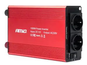 Autowandler 12v 230v 1000w amio 03283