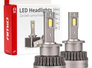 LED-lamput amio sarja xd d2s d2r 6500k canbus amio 03311