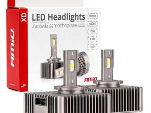 LED-lamput D5S 6500K Canbus AMiO sarja XD