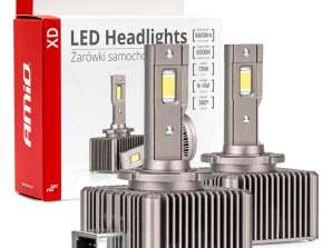 LED-lamput sarja xd d8s 6500k canbus amio 03315