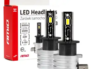 LED-Autolampen Serie h mini h3 6500k canbus amio 03330