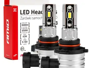 LED-autovalot H mini HB3 9005/HIR1 9011/H10 6500K Canbus AMiO 03334