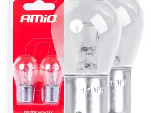 Ampoules halogènes P21/5W BAY15D 12V 2pcs. blister amio 03353