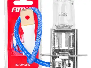 Ampoule halogène h3 12v 55w 1uni. blister amio 03360