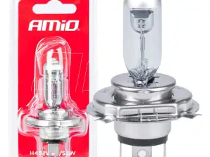 Halogeninė lemputė h4 12v 60/55w 1vnt. blister amio 03361
