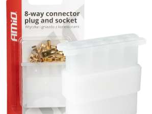 Stecker Buchse Block elektrische Verbindung 8-polig Steckverbinder amio 03516