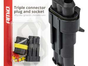 Überdruckstecker Superseal 3-Pin amio 03519