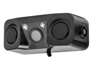 Rearview camera with parking sensors 2in1 HD 602 LED 12V Amio 03541