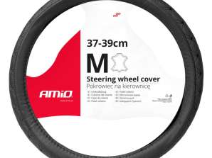 Gepolsterte Lederlenkradhülle für Auto m 37 39cm swc 51 m amio 03561