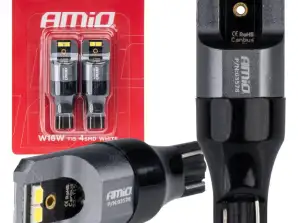 Led izzók canbus pro t15 w16w 4x2016 smd fehér 12v 24v amio 03578