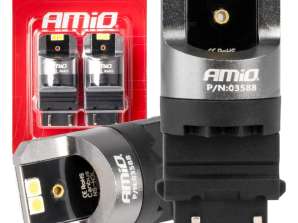 LED-lamput canbus pro series 3157 p27/7w 4x3030 smd valkoinen 12/24v amio 03588