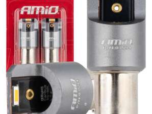 LED-lamput full canbus pro py21w 2x1860 smd oranssi 12v 24v amio 03594