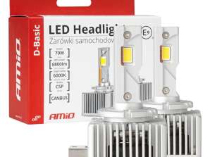 Auton LED-polttimot D-sarjan perus D1S D1R 6000K Canbus Amio 03626