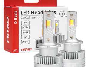 LED-lamput D Basic D4S D4R 6000K Canbus AMiO 03629 sarja