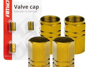 Aluminium-Ventilkappen 4 Stück amio 03633