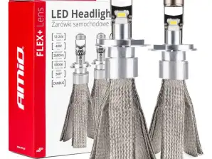 Auton LED-polttimot Flex H4 -sarjan linssi 12v 24v 6000k Canbus Amio 03658