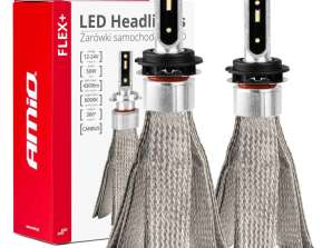 AMI 03662/01085 Auto spuldzes led sērija flex h7 6 12v 24v 6000k canbus amio 03662