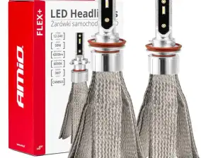 AMI 03663/01086 Auto Led Flex Bulbs H8 H9 H11 H16 12v 24v 6000k canbus amio 03663