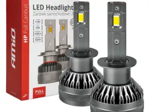 Auton led polttimot hp sarja full canbus h1 12v 24v 6500k amio 03671