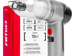 Autostaubsauger kabellos bürstenlos hepa 70w 4000mah amio 03693