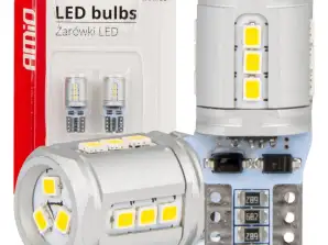 LED izzók canbus t10e w5w 15x2016 smd fehér 12v 24v amio 03723