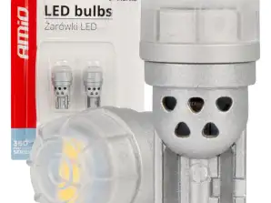 LED-lamput 360 puhdas valo sarja standardi t10 w5w 3x3020 smd valkoinen 12v 24v amio 03725