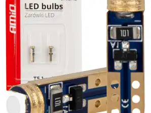 LED izzók standard zöld zöld w1w t5 12v 3030 1led hp amio 03729