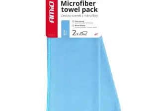Mikrofaser Streifenfreier Reinigungsspiegel aus Glas 30x40cm 2 Stück amio 03730