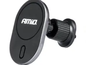 Autotelefonhalter mit induktivem Ladegerät für My Mag 15w Amio 03769 Kühlergrill
