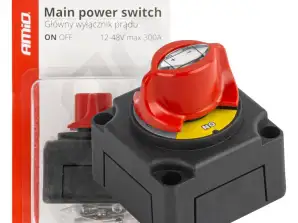 Stroomonderbreker scheider batterij vliegtuig 12v 48v max 300a amio 03838