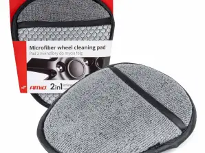 Mikrofaser-Schwammpad zum Waschen von Felgen Radkappen amio 03843