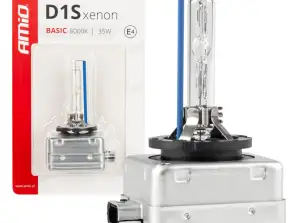 Xenon-polttimo ksenonhehkulanka d1s 35w 8000k perusläpipainopakkaus amio 03865