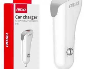 Chargeur de voiture usb a 2.1a amio 03873